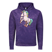 Cloud Purple cute unicorn Vintage Hoodie - FaDigitalArtStudio