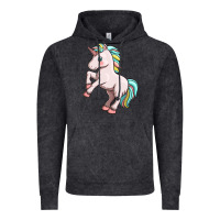 Vintage Black cute unicorn Vintage Hoodie - FaDigitalArtStudio