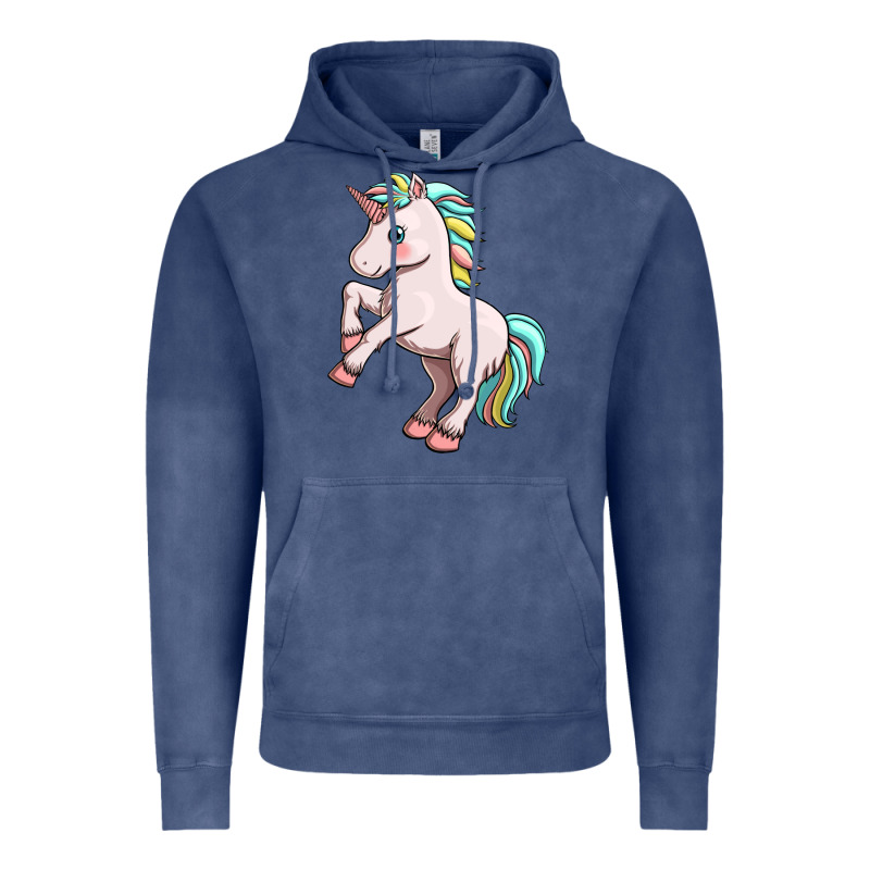 Cute Unicorn Vintage Hoodie by FaDigitalArtStudio | Teevron
