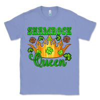 Colony Blue shamrock queen crown leopard glitter Classic Tee - Artiststas