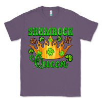 Lavender shamrock queen crown leopard glitter Classic Tee - Artiststas
