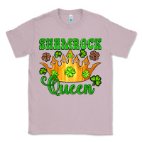 Lilac shamrock queen crown leopard glitter Classic Tee - Artiststas