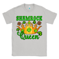 Moon Dust shamrock queen crown leopard glitter Classic Tee - Artiststas