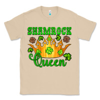 Mushroom shamrock queen crown leopard glitter Classic Tee - Artiststas