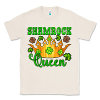 Natural shamrock queen crown leopard glitter Classic Tee - Artiststas