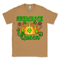 Toasted Coconut shamrock queen crown leopard glitter Classic Tee - Artiststas