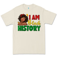 Bone i am black history with afro black girl Premium Tee - texasbilliewilder
