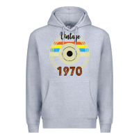 Heather Grey vintage 1970 Premium Hoodie - Bettercallsaul