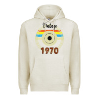 Oatmeal Heather vintage 1970 Premium Hoodie - Bettercallsaul