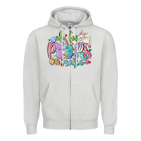 Dove Grey oh for the peeps sake Zipper Hoodie - MaliasSmallBusiness