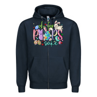 Navy oh for the peeps sake Zipper Hoodie - MaliasSmallBusiness