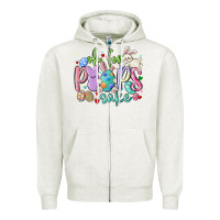 Oatmeal Heather oh for the peeps sake Zipper Hoodie - MaliasSmallBusiness