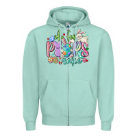 Seafoam oh for the peeps sake Zipper Hoodie - MaliasSmallBusiness