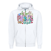 White oh for the peeps sake Zipper Hoodie - MaliasSmallBusiness