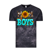 Cloud Black mom of boys Vintage Tee - AdoDesignShop