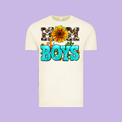 Mom Of Boys Vintage Tee Designed By Adodesignshop