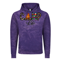 Cloud Purple camp life Vintage Hoodie - CowhideDigitalArt