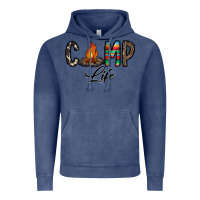 Vintage Denim camp life Vintage Hoodie - CowhideDigitalArt