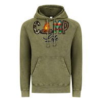 Vintage Olive camp life Vintage Hoodie - CowhideDigitalArt