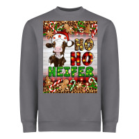 Storm Christmas Ho Ho Ho Heifer Heavyweight Sweatshirt - Artiststas