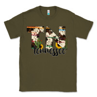 Army Green tenesse state cowhide serape cactus Classic Tee - RanaPortraitStore