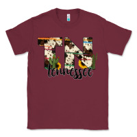Burgundy tenesse state cowhide serape cactus Classic Tee - RanaPortraitStore
