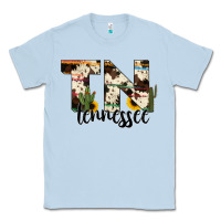Dusty Blue tenesse state cowhide serape cactus Classic Tee - RanaPortraitStore