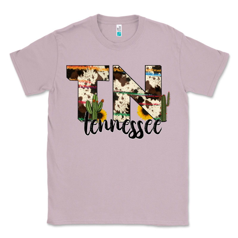Tenesse State Cowhide Serape Cactus Classic Tee by RanaPortraitStore | Teevron