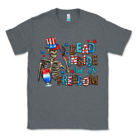 Charcoal Heather dead inside but its freedom Classic Tee - AdoDesignShop