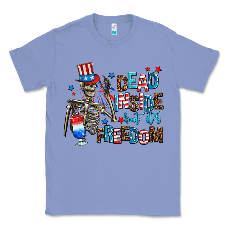 Dead Inside But Its Freedom Classic Tee by AdoDesignShop | Teevron