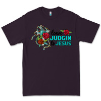 Plum leave judgin to jesus Premium Tee - BarkalooDesign