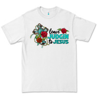 White leave judgin to jesus Premium Tee - BarkalooDesign