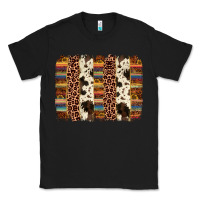 Black serape sunflower cowhide leopard brushstroke Classic Tee - AdoDesignShop