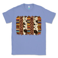 Colony Blue serape sunflower cowhide leopard brushstroke Classic Tee - AdoDesignShop