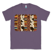 Lavender serape sunflower cowhide leopard brushstroke Classic Tee - AdoDesignShop