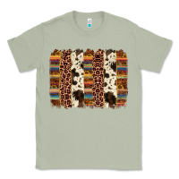 Matcha serape sunflower cowhide leopard brushstroke Classic Tee - AdoDesignShop