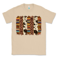 Mushroom serape sunflower cowhide leopard brushstroke Classic Tee - AdoDesignShop