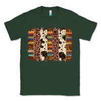 Sports Green serape sunflower cowhide leopard brushstroke Classic Tee - AdoDesignShop