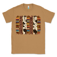 Toasted Coconut serape sunflower cowhide leopard brushstroke Classic Tee - AdoDesignShop