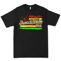 Black juneteenth 1865 with crown flag Premium Tee - texasbilliewilder