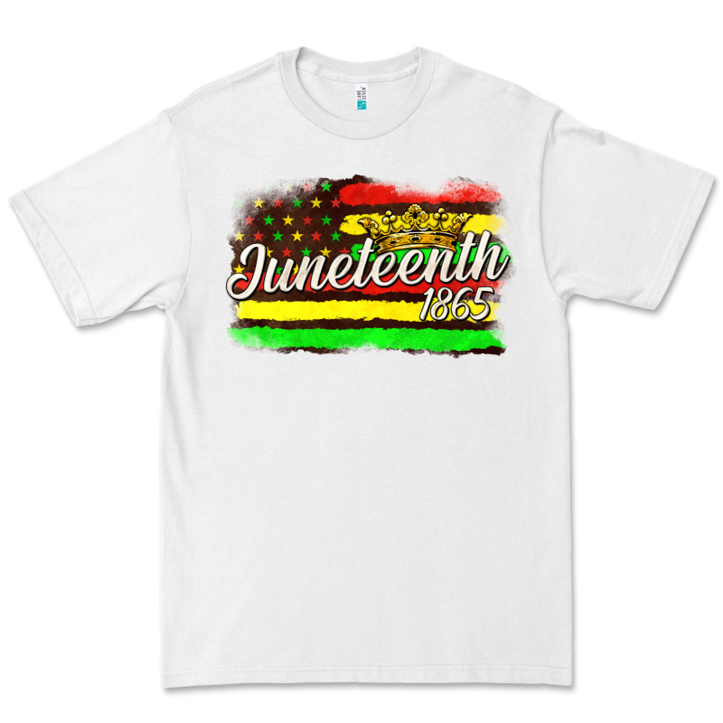 Juneteenth 1865 With Crown Flag Premium Tee by texasbilliewilder | Teevron