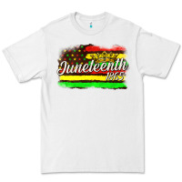 White juneteenth 1865 with crown flag Premium Tee - texasbilliewilder