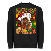 Christmas Horse Heavyweight Sweatshirt | Teevron