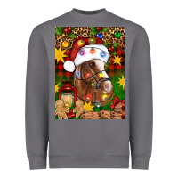 Storm Christmas horse Heavyweight Sweatshirt - Artiststas