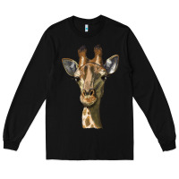 Black giraffe head Long Sleeve Tee - LillyAllenDesigns