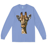 Colony Blue giraffe head Long Sleeve Tee - LillyAllenDesigns