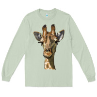Matcha giraffe head Long Sleeve Tee - LillyAllenDesigns