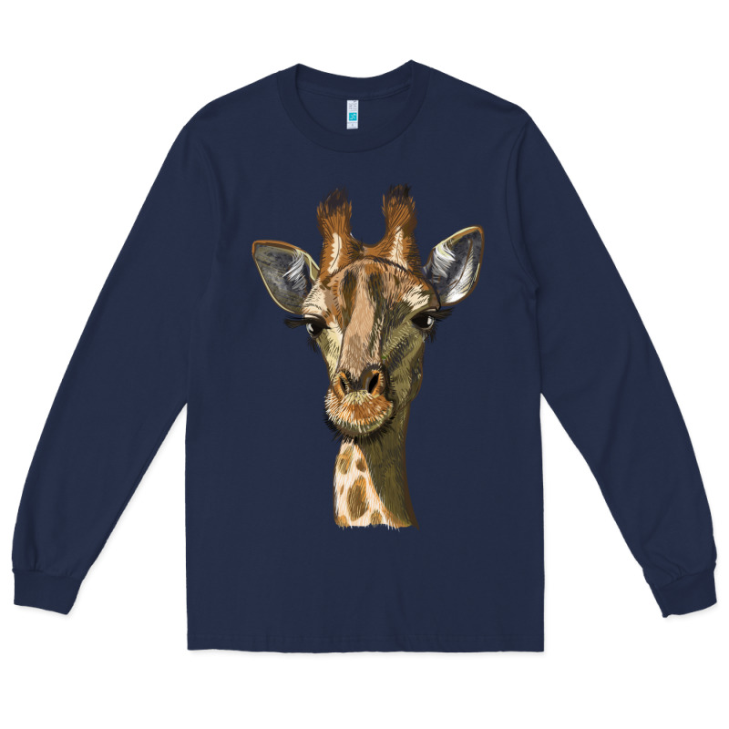 Giraffe Head Long Sleeve Tee by LillyAllenDesigns | Teevron