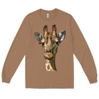 Toasted Coconut giraffe head Long Sleeve Tee - LillyAllenDesigns