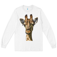 White giraffe head Long Sleeve Tee - LillyAllenDesigns